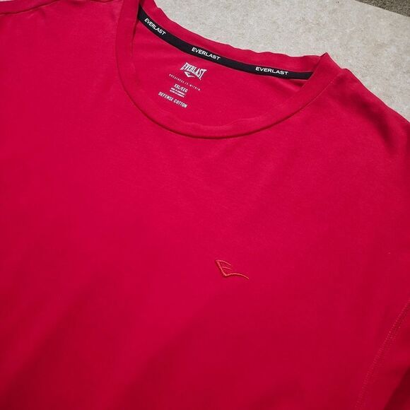 Everlast Men's Red Short Sleeve Shirt #6 - Picture 2 of 6
